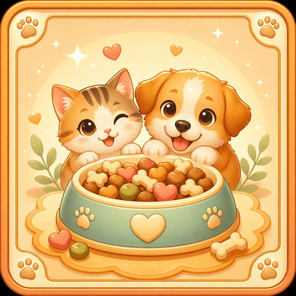 포근한 간식 그릇