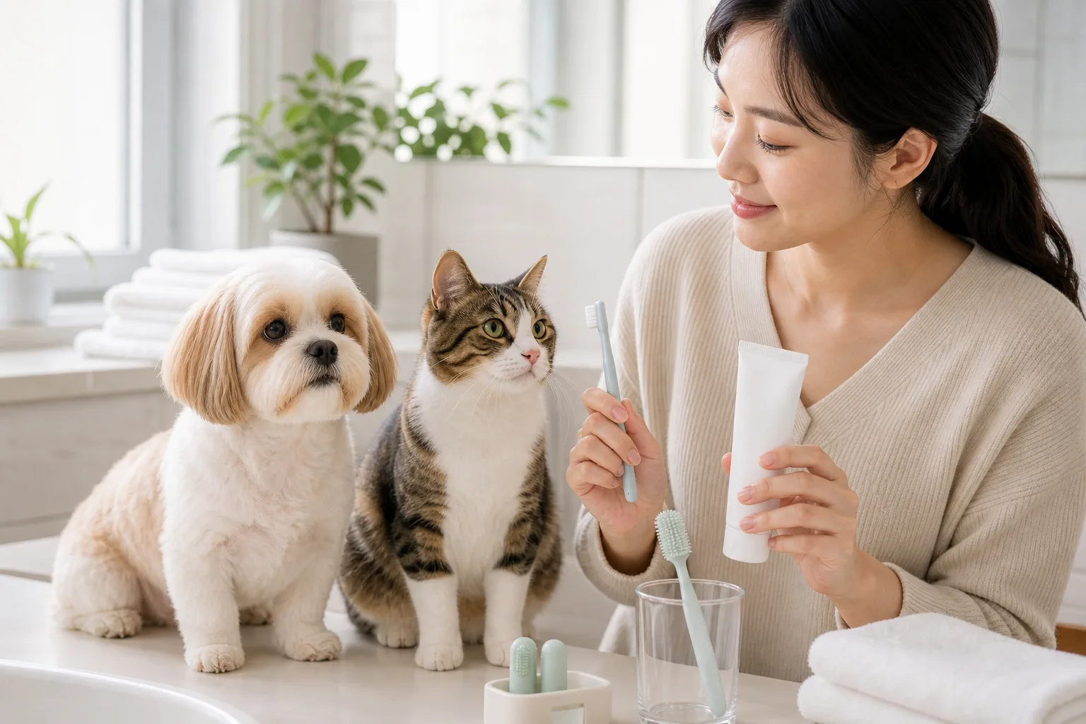 반려동물 양치 습관 들이기 — 거부감 없이 시작하는 단계별 홈 덴탈케어 루틴 관련 건강 정보 이미지